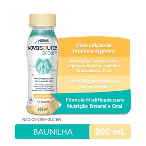 Nutrição Enteral e Oral Nestlé Novasource Proline Baunilha 200ml