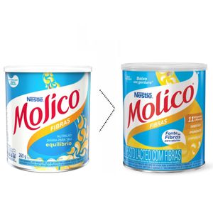 Leite em Pó Molico Fibras Lata 260g