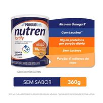 Complemento Alimentar Nestlé Nutren Fortify Sem Sabor 360g