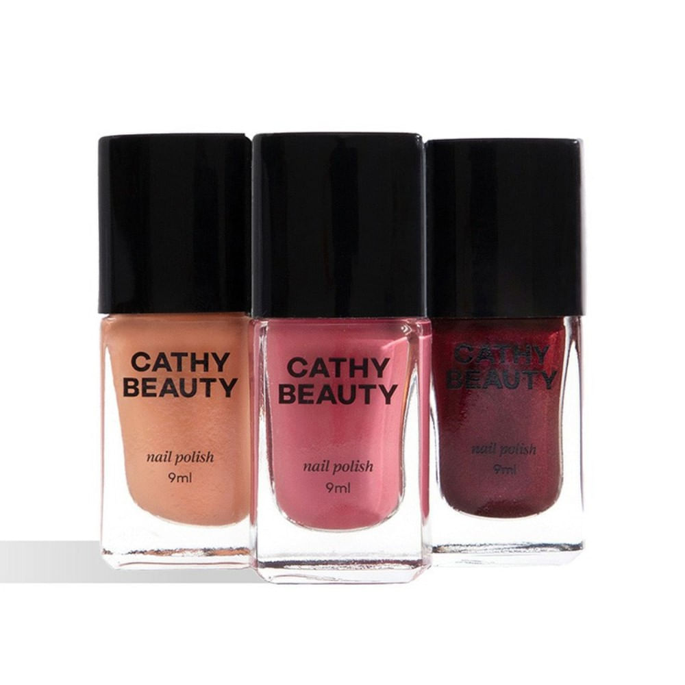 Kit esmalte cathy beauty chocodreamz trio 3 unidades de 9ml cada