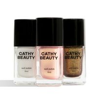 Kit Esmalte Cathy Beauty Malu Borges Excentric Trio 3 Unidades de 9ml cada