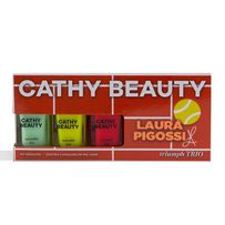 Kit Esmalte Cathy Beauty Laura Pigossi Triumph Trio 3 Unidades de 9ml cada