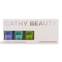 Kit Esmalte Cathy Beauty Normal is Boring Trio 3 Unidades de 9ml cada