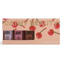 Kit Esmalte Cathy Beauty Sexy Shimmer Trio 3 Unidades de 9ml cada
