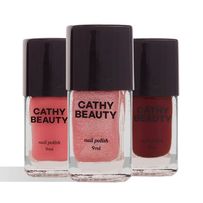 Kit Esmalte Cathy Beauty Big Apple 2 Trio 3 Unidades de 9ml cada