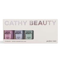 Kit Esmalte Cathy Beauty Perfect Trio 3 Unidades de 9ml cada