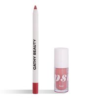 Kit Cathy Beauty Lip Kitty Cathy N°1 Gloss Labial 5ml +Lápis Labial 1,4g