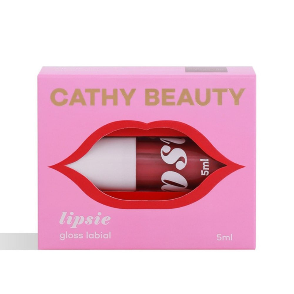 Gloss Labial Cathy Beauty Lipsie Cor Rosei 5ml
