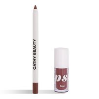 Kit Cathy Beauty Lip Kitty Cathy N°4 Cappuccino Gloss Labial 5ml + Lápis Labial 1,4g