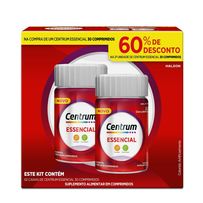 Suplemento Alimentar Centrum Essencial 2 Unidades de 30 Comprimidos Cada