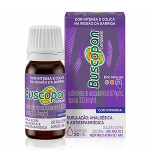 Buscopan Composto 6,67mg/ml + 333,4mg/ml Solução Oral 20ml