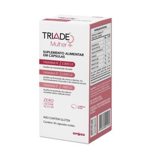 Triade Mulher 30 cápsulas