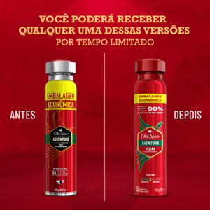 Desodorante Spray Antitranspirante Old Spice Aventura 200ml