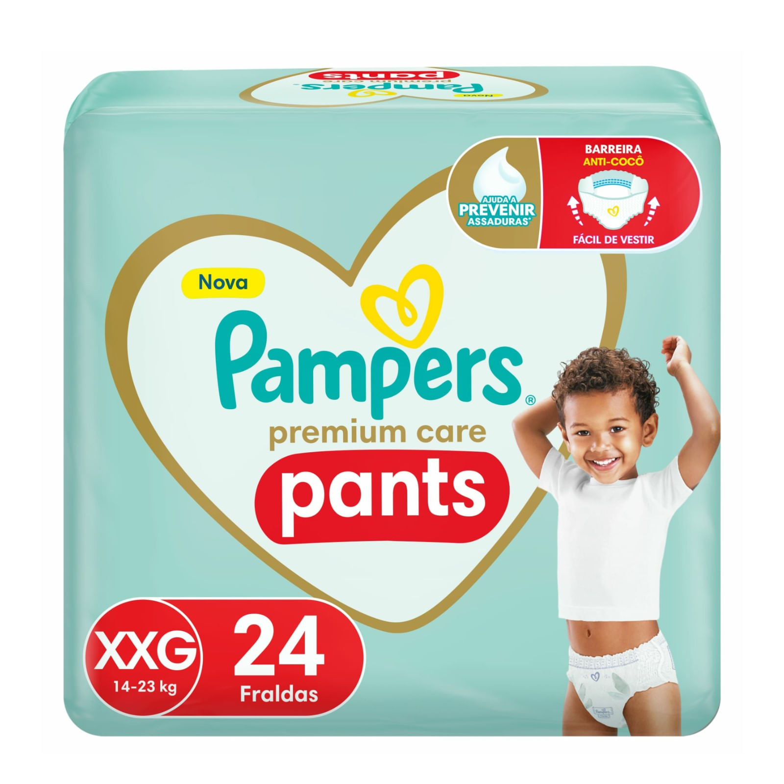 Fralda Pampers Pants Premium Care XXG – 24 Unidades