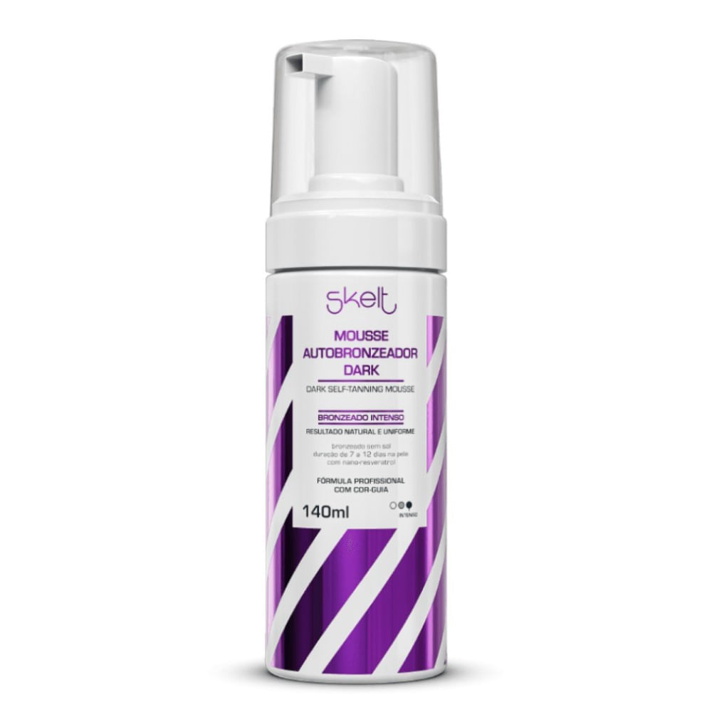 Autobronzeador Skelt Mousse Dark 140ml
