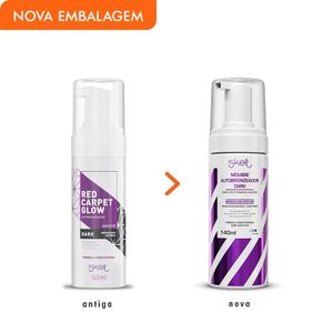 Autobronzeador Skelt Mousse Dark 140ml