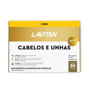 Multivitamínico Lavitan Cabelos E Unhas 30 Cápsulas