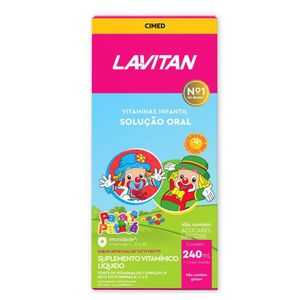Multivitamínico Infantil Lavitan Patati Patatá Sabor Tutti-Frutti Solução Oral 240ml
