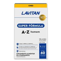 Multivitamínico Lavitan Super Fórmula AZ Homem 60 Comprimidos