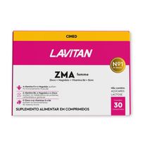 Suplemento Alimentar Lavitan ZMA Femme 30 Comprimidos
