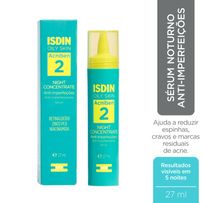 Sérum Noturno Isdin Oily Skin Acniben Anti-imperfeições para Pele Acneica Night Concentrate 27ml