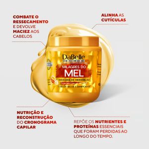 Máscara de Hidratação Dabelle Milagres do Mel 400g