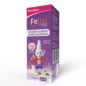 Suplemento Alimentar Biosintética Felici Sabor Baunilha Spray 20ml