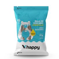 Bala de Gengibre e Própolis V.happy Zero Açúcar 22g