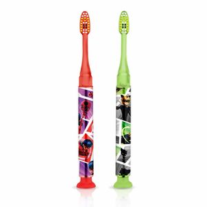 Escova Dental Infantil GUM Miraculous Light Luz De Tempo 60 Segundos 1 Unidade