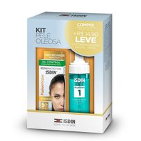 Kit Isdin Protetor Solar Fusion Water Fps60 50ml + Limpeza Facial Oily Skin Acniben 1 150ml