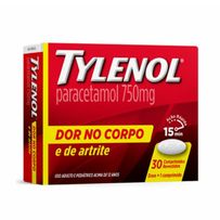 Tylenol 750mg Dor no Corpo 30 Comprimidos