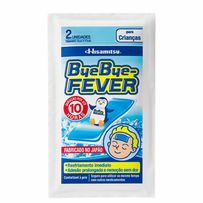 Adesivo Para Alívio Da Febre Hisamitsu Bye Bye Fever Crianças 2 Unidades De 5cm x 11cm