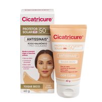 Protetor Solar Facial Cicatricure FPS50 Antissinais Cor Clara 40g