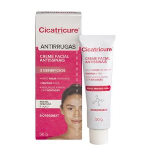 Creme Facial Antissinais Cicatricure Antirrugas 50g
