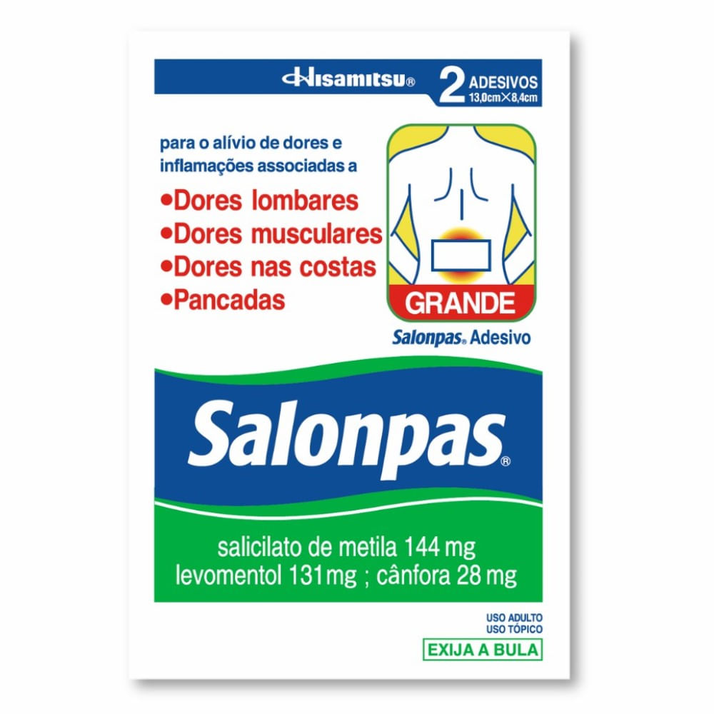 Encontraproduto.com.br - Salonpas Grande 300 Mg