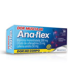 Ana-Flex Cristália 30 Comprimidos
