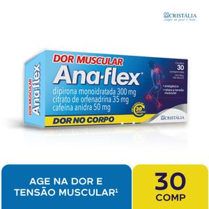 Ana-Flex Cristália 30 Comprimidos