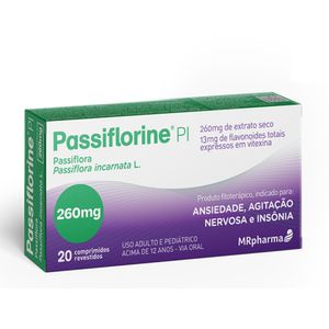 Passiflorine PI 260mg Mrpharma 20 Comprimidos