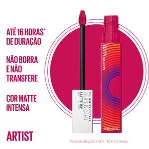 Batom Líquido Maybelline Superstay Matte Ink Artist Music Collection 5ml