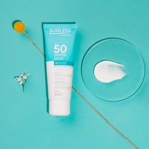 Protetor Solar Facial Sunless Toque Seco Sem Cor Fps50 60g