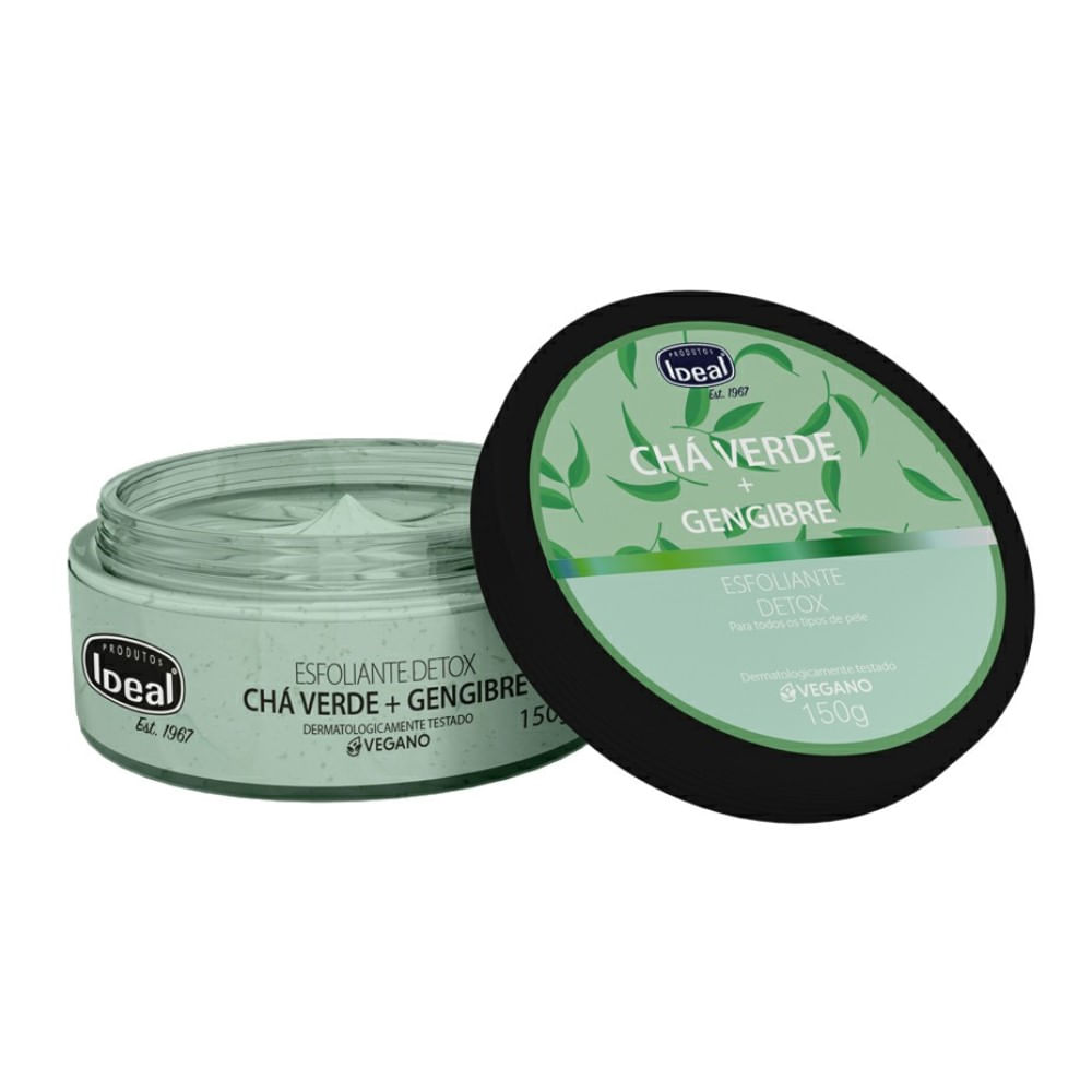Esfoliante Detox Ideal Chá Verde + Gengibre 150g