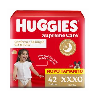 Fralda Huggies Supreme Care XXXG 42 Unidades