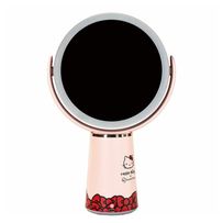 Espelho Duplo Klass Vough Hello Kitty Aumento 10x Com LED 1 Unidade