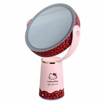 Espelho Duplo Klass Vough Hello Kitty Aumento 10x Com LED 1 Unidade