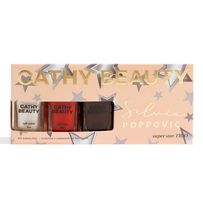 Kit Esmalte Cathy Beauty Silvia Poppovic Star Silvia Trio 3 Unidades de 9ml cada