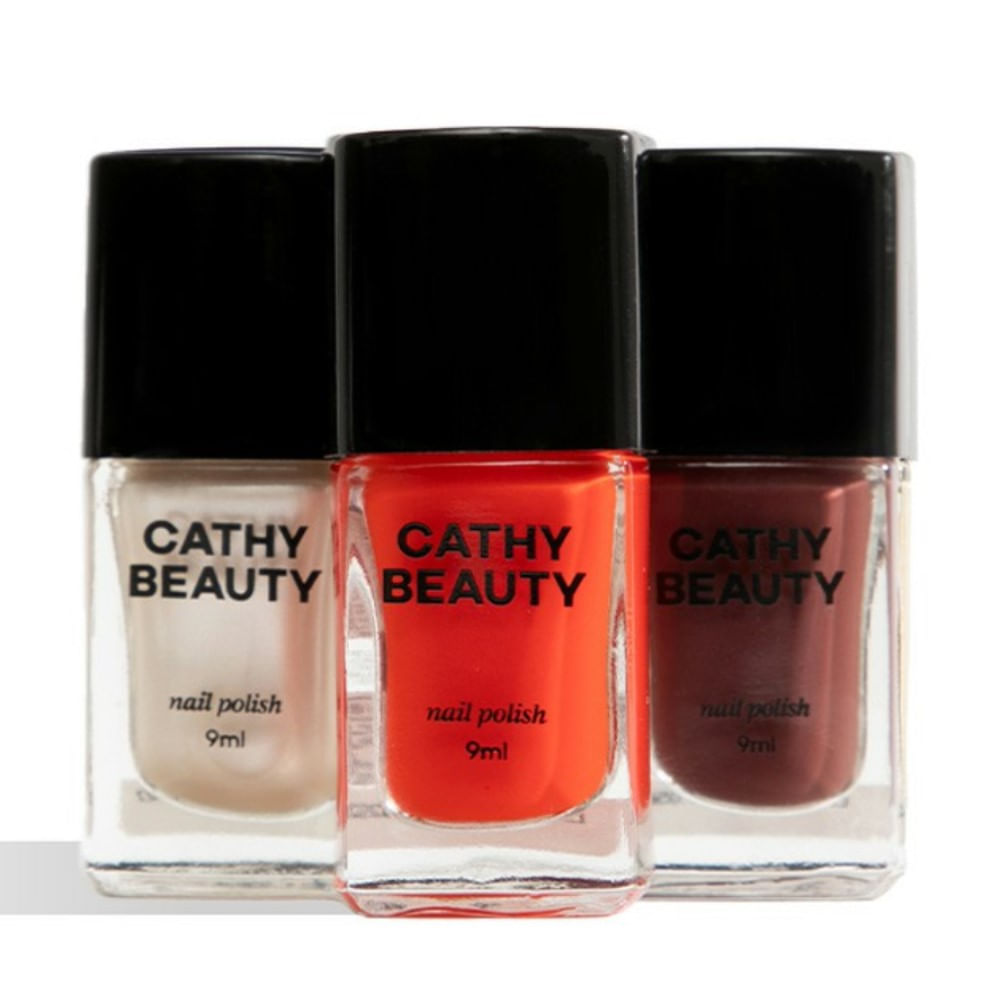 Kit esmalte cathy beauty silvia poppovic star silvia trio 3 unidades de