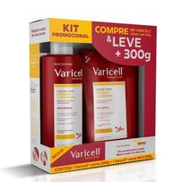 Kit Varicell Creme para Pernas Cansadas Pele Normal 300g + Creme para Pernas Cansadas Pele Normal Refil 300g