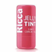 Bastão Ricca Jelly Tint 3 em 1 Cereja 5g