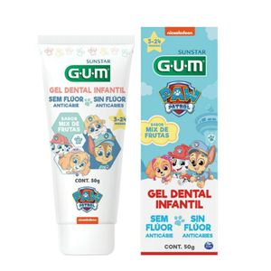 Gel Dental Infantil Gum Patrulha Canina Baby Sem Flúor 50g