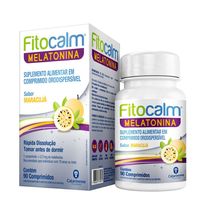 Suplemento Alimentar Catarinense Fitocalm Melatonina Maracujá 90 Comprimidos